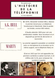 Histoire de la téléphonie Limoges Université